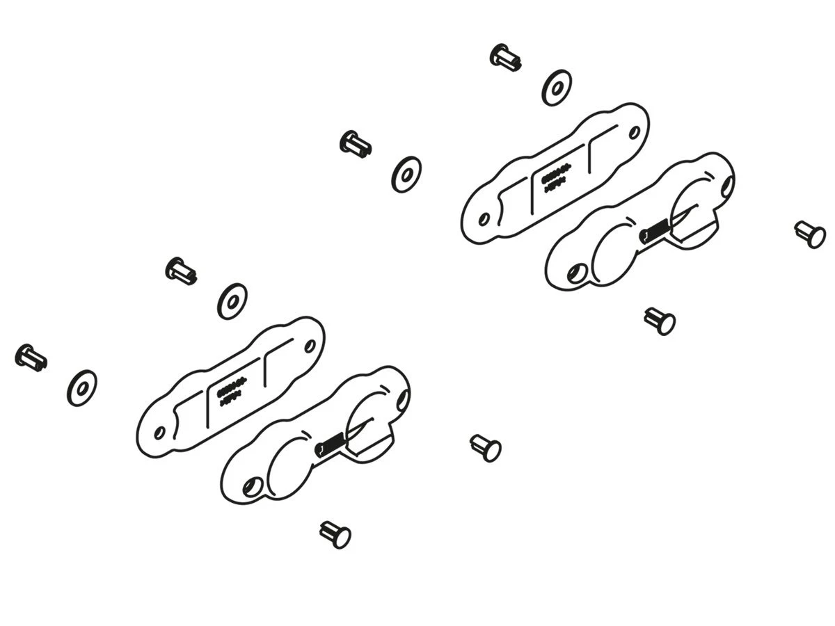 Fiamma Set Bevestiging Rafter Caravanstore 4 Fiamma Set Bevestiging Rafter Caravanstore - Afbeelding 2