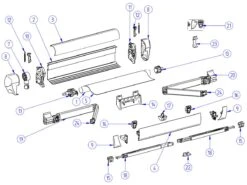 Thule Omnistor Binnenkap Rechts 5003