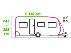 Westfield Vega 330 Maat 1 Voortent -Luifel Winkel 603147 603147 images other raillengte 330 aanbouwhoogte 245 255 ecommerce