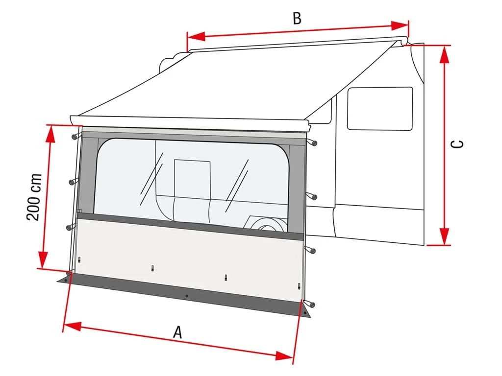 Fiamma Blocker Pro Voorwand 255 6 Fiamma Blocker Pro Voorwand 255 - Afbeelding 4