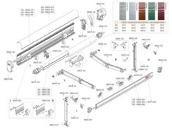 Fiamma Eindkap Voorlijst Rechts F45L -Luifel Winkel fiamma f45l polar white spare parts 3 ecommerce bc33 2