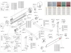 Fiamma Eindkap Voorlijst Links F45Ti -Luifel Winkel fiamma f45ti polar white spare parts 3 ecommerce f835 5 1