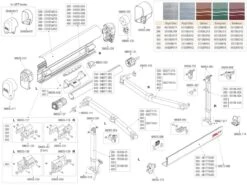 Fiamma Eindkap Cassette Links F45Ti -Luifel Winkel fiamma f45ti titanium spare parts 3 ecommerce 533e 1 1