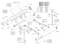 Fiamma Eindkap Cassette Links F65S -Luifel Winkel fiamma f65s 015 deep black spare parts 3 ecommerce 3d8d 1