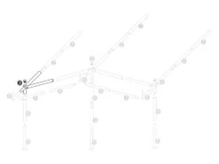 Voortentframe 25mm Linker Hoekstuk -Luifel Winkel hoekstuk voortentframe 25mm nummer 3 3 2 ecommerce 6740