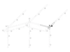 Obelink Voortentframe 28 Mm Rechter Hoekstuk -Luifel Winkel hoekstuk voortentframe 25mm nummer 4 3 2 ecommerce ca8f 1