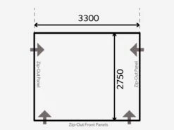 Dometic Club Air Pro 330 M Voortent -Luifel Winkel kampa dometic plattegrond club 330 m 2021 ecommerce 23d9