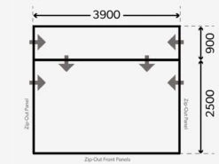 Dometic Rally Air Pro 390 Drive-Away Campertent -Luifel Winkel kampa dometic plattegrond rally 390 drive away 2021 ecommerce 5a98