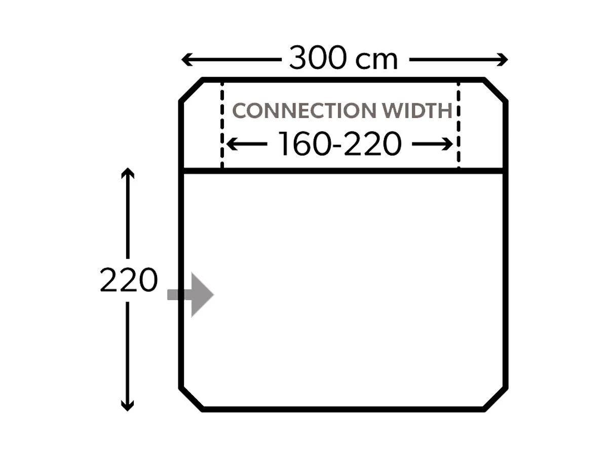 Kampa Tailgater Air Kleptent 4 Kampa Tailgater Air Kleptent - Afbeelding 2