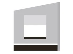 Obelink President Zijwand 250 Rechts