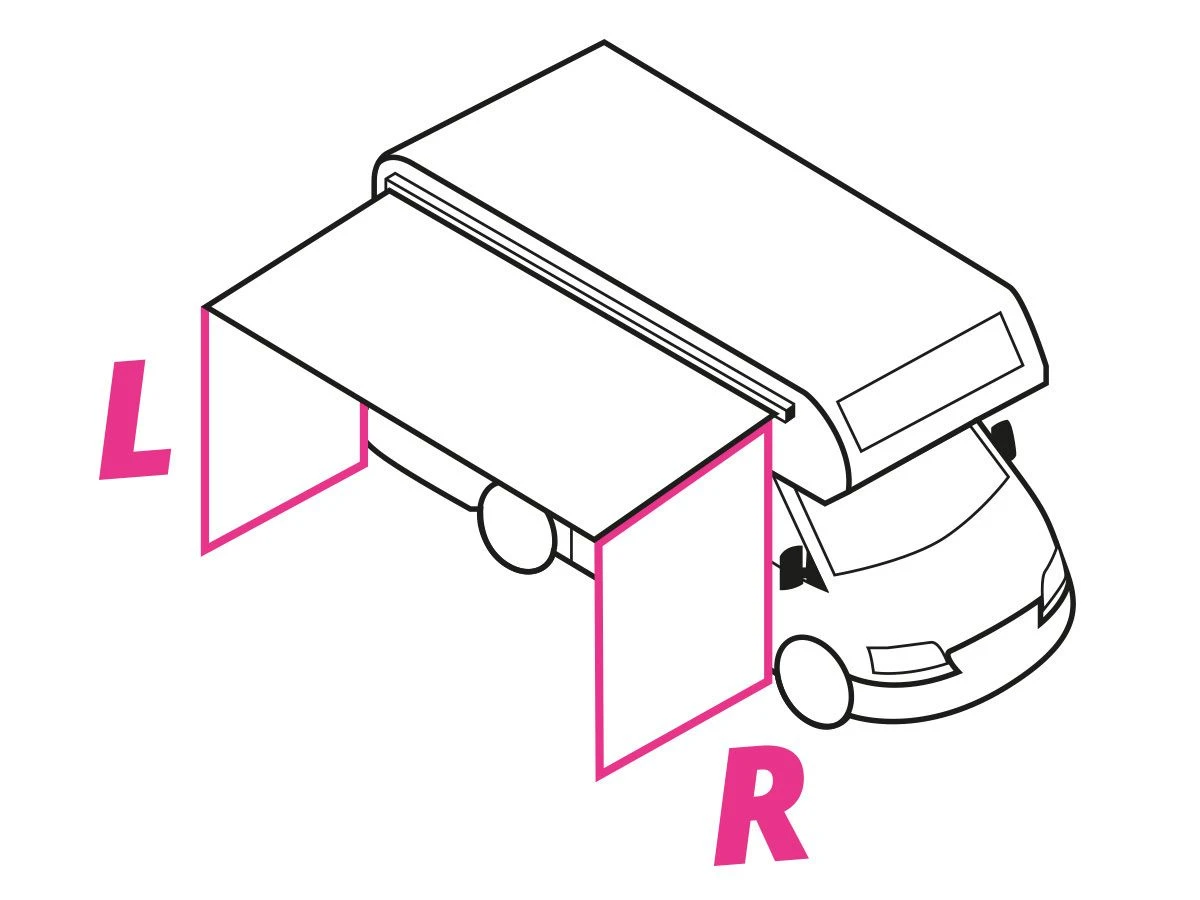 Obelink Queen Zijwand 275 Links 4 Obelink Queen Zijwand 275 Links - Afbeelding 2