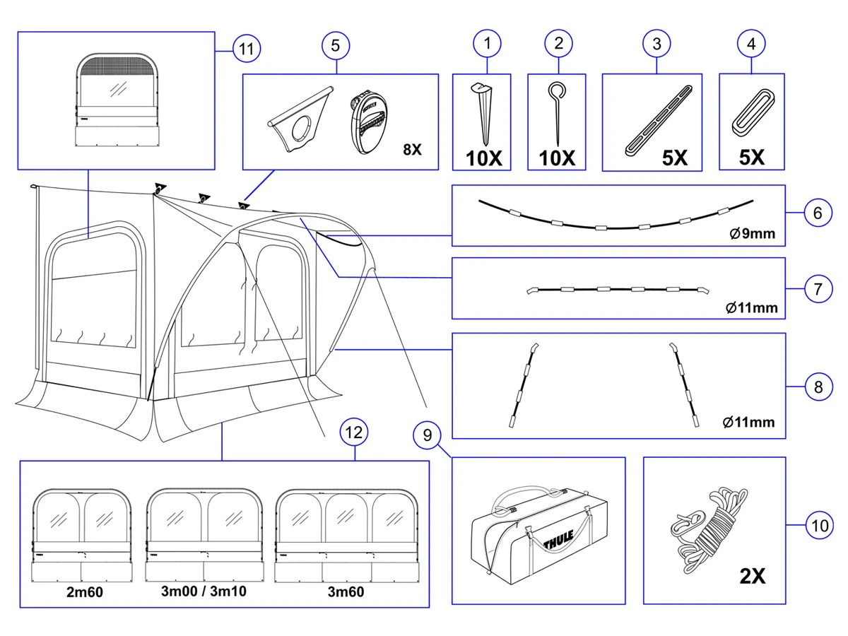 Thule Omnistor Bevestigingsogen Voorlijst Quickfit 5 Thule Omnistor Bevestigingsogen Voorlijst Quickfit - Afbeelding 3